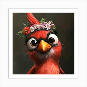 Cardinal Bird Poster