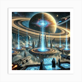 Modern Era Cosmic Power 1024x1024 Art Print