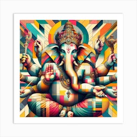 Ganesha 33 Art Print