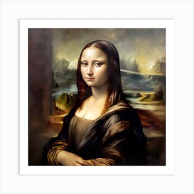 Young Mona Lisa 111235 Art Print