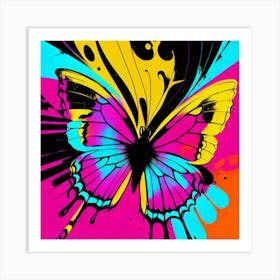 Colorful Butterfly 72 Art Print