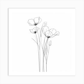 Poppies 20 Art Print