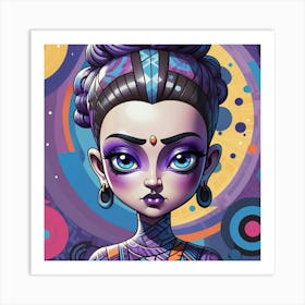 Alien Girl Art Print