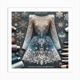 Winter Fashions Art Print