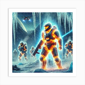 A Futuristic Sci Fi Depiction Of The Inferno Guard Thermal Shielding Art Print