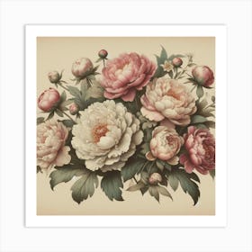 Peonies 8 Art Print