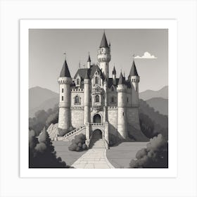 Castle In The Sky Art Print