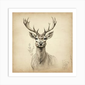 Deer! 23 Art Print