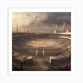 Stadium Of The Gods Art Print