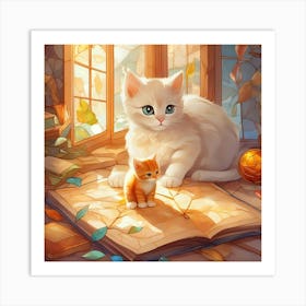 Cute Kittens Art Print