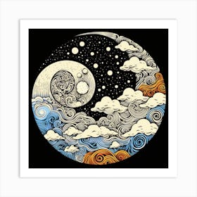 Yin And Yang 22 Art Print