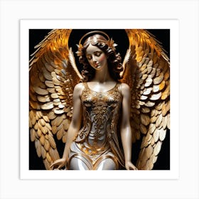 Angel With Wings 10 Art Print