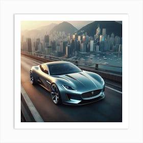 Jaguar F-Type Concept 3 Art Print