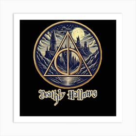 Deathly Hallows Art Print