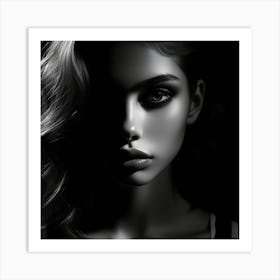 Portrait Of A Woman 19 Art Print