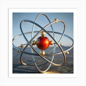 Atomic Model Art Print