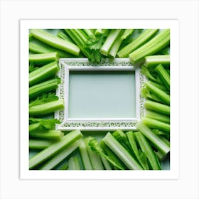 Frame Of Celery 3 Art Print