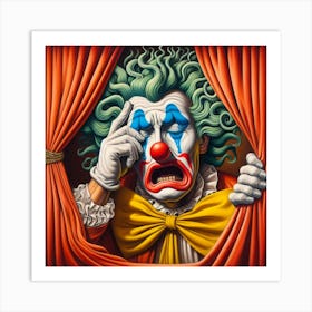 Clown Art Print