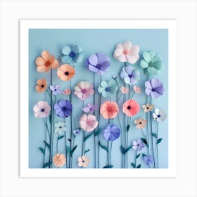 Paper Flowers 2 Art Print