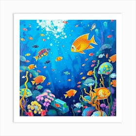 Under The Sea 6 Art Print