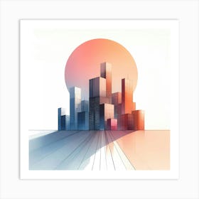 Cityscape 22 Art Print