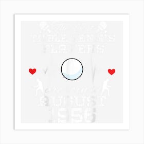 68 Year Old Birthday In August 1956 Best Table Tennis Art Print