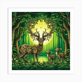 Dear deer Art Print