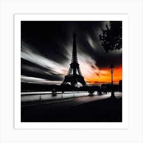 Sunset In Paris 11 Art Print