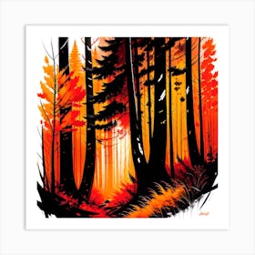 Forest 61 Art Print