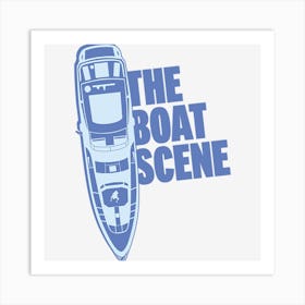 The Boat Scene Art Print