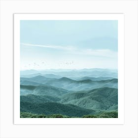 Blue Ridge Mountains Art Print