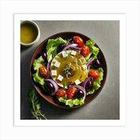 Greek Salad Art Print