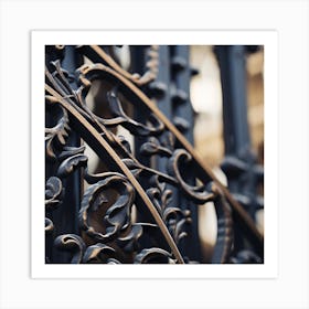 Wrought Iron Gate Art Print