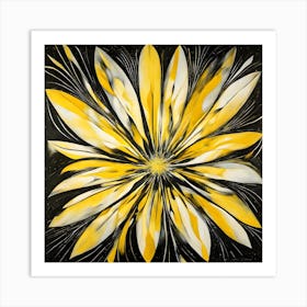 Yellow Daisy Art Print