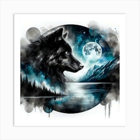 Creative Wild Animal Representation 44 Art Print