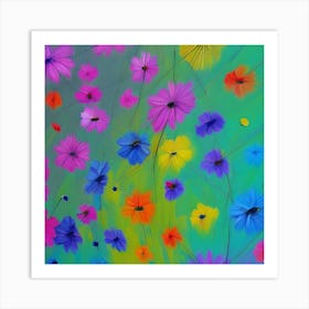 Dainty Flowers Art Print