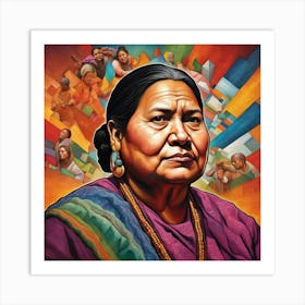 Special 8 M Rigoberta Menchu Art Print