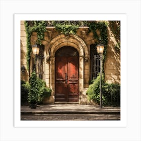 Paris Door Art Print