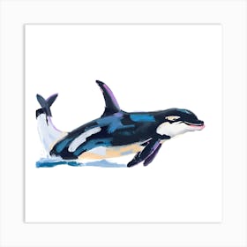 Orca Whale 06 Art Print