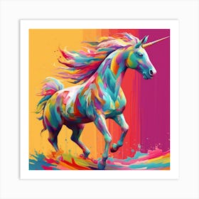 Unicorn Painting Art Print