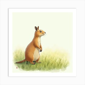 Kangaroo 8 Art Print