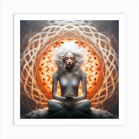 Meditating into Astral Realms Art Print