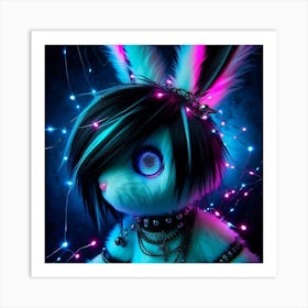 Bunny Bunny Emo Art Print