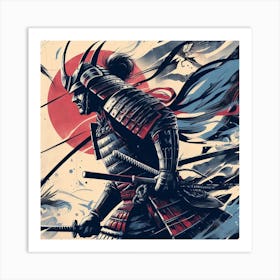 Samurai Warrior 1 Art Print