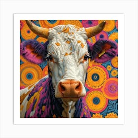 Cow Painting Art Print