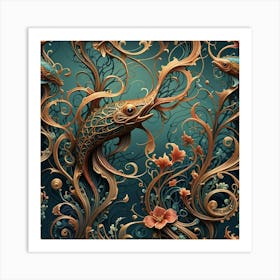 Flora And Fauna 3 Art Print