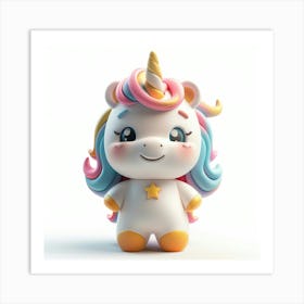 Unicorn Toy Art Print