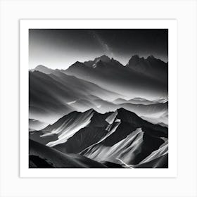 Tibetan Mountains 2 Art Print