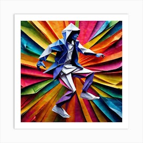 Origami Dancer 95 Art Print