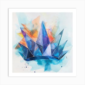 Crown Of Crystals Art Print